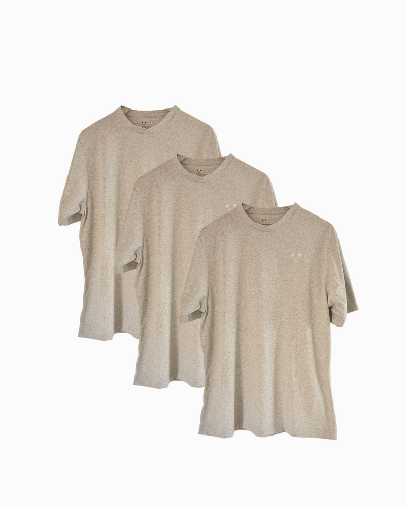 Men's Classic Fit Recycled Cotton T-Shirt (3-Pack)